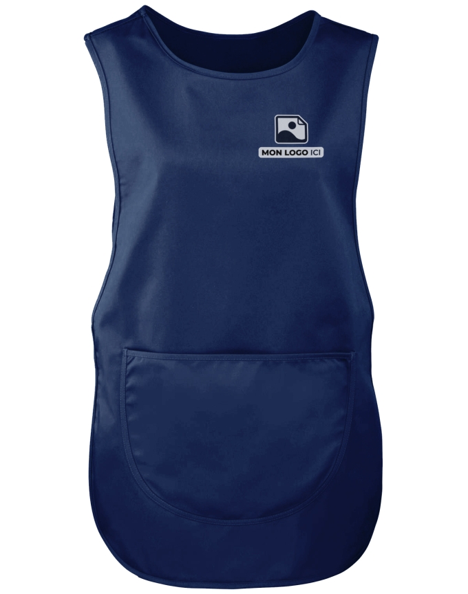 Tablier Chasuble avec poche de qualité supérieure - Marquez votre Tablier Chasuble avec poche avec votre Logo d'Entreprise (matériau de personnalisation haut de gamme, imprimé en France)